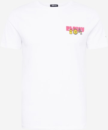 REPLAY Shirt in Wit: voorkant