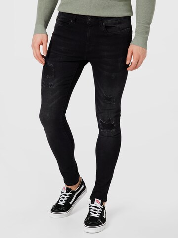 Gabbiano Jeans in Black: front