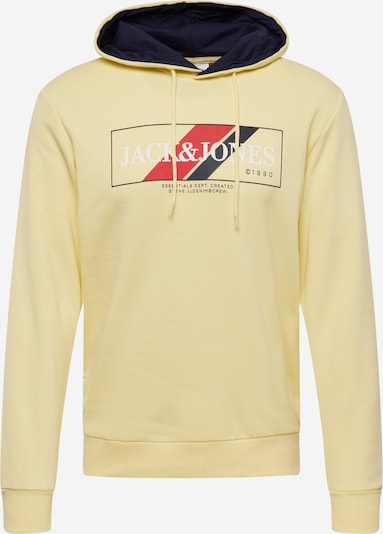 JACK & JONES Sweatshirt 'LOOF' in de kleur Navy / Geel / Rood, Productweergave