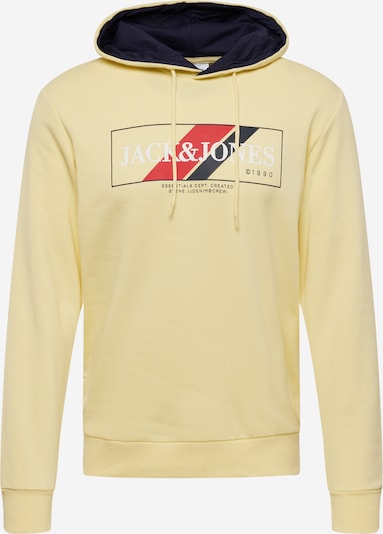 JACK & JONES Sudadera 'LOOF' en navy / amarillo / rojo, Vista del producto