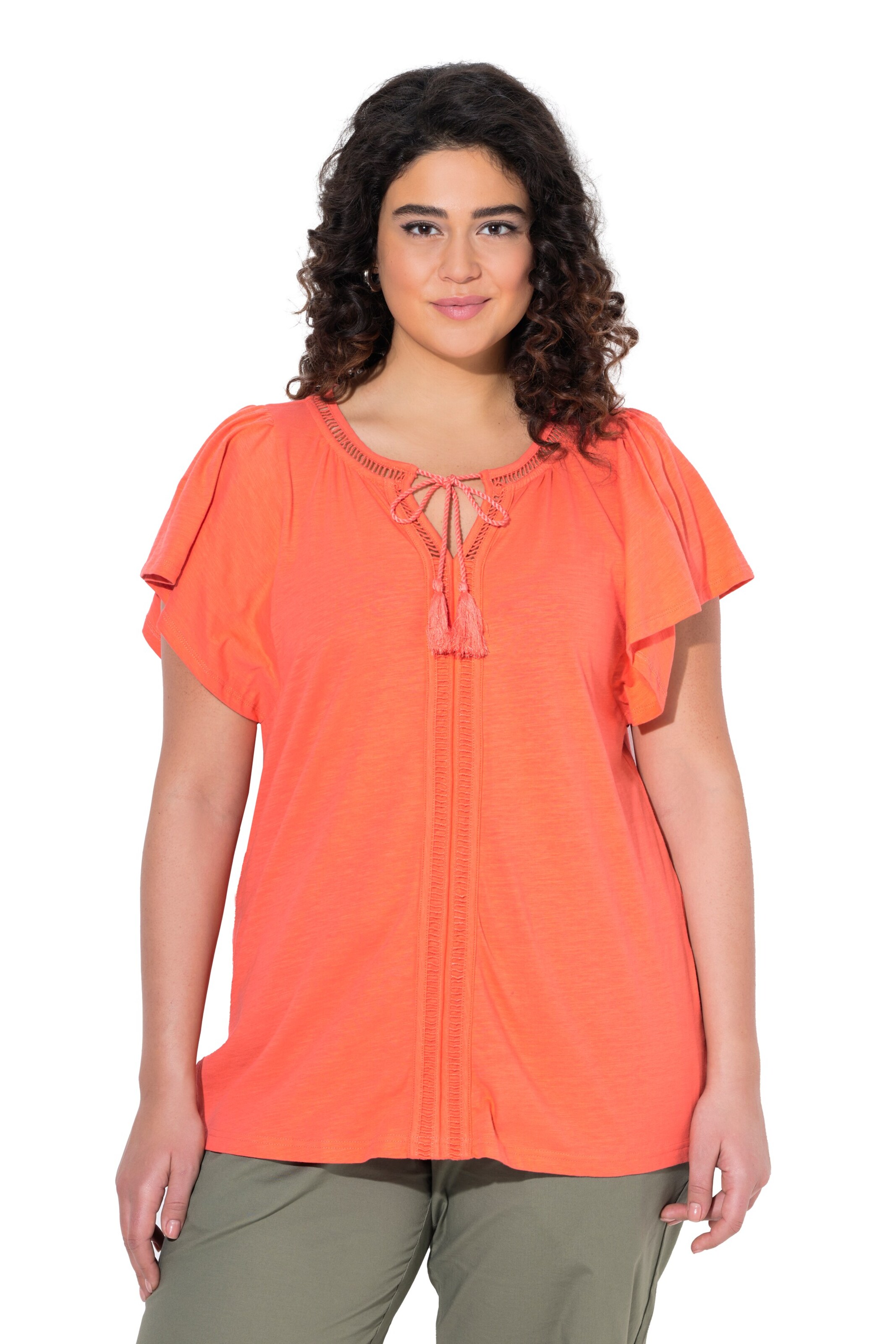 Ulla Popken Shirt in Orange: front