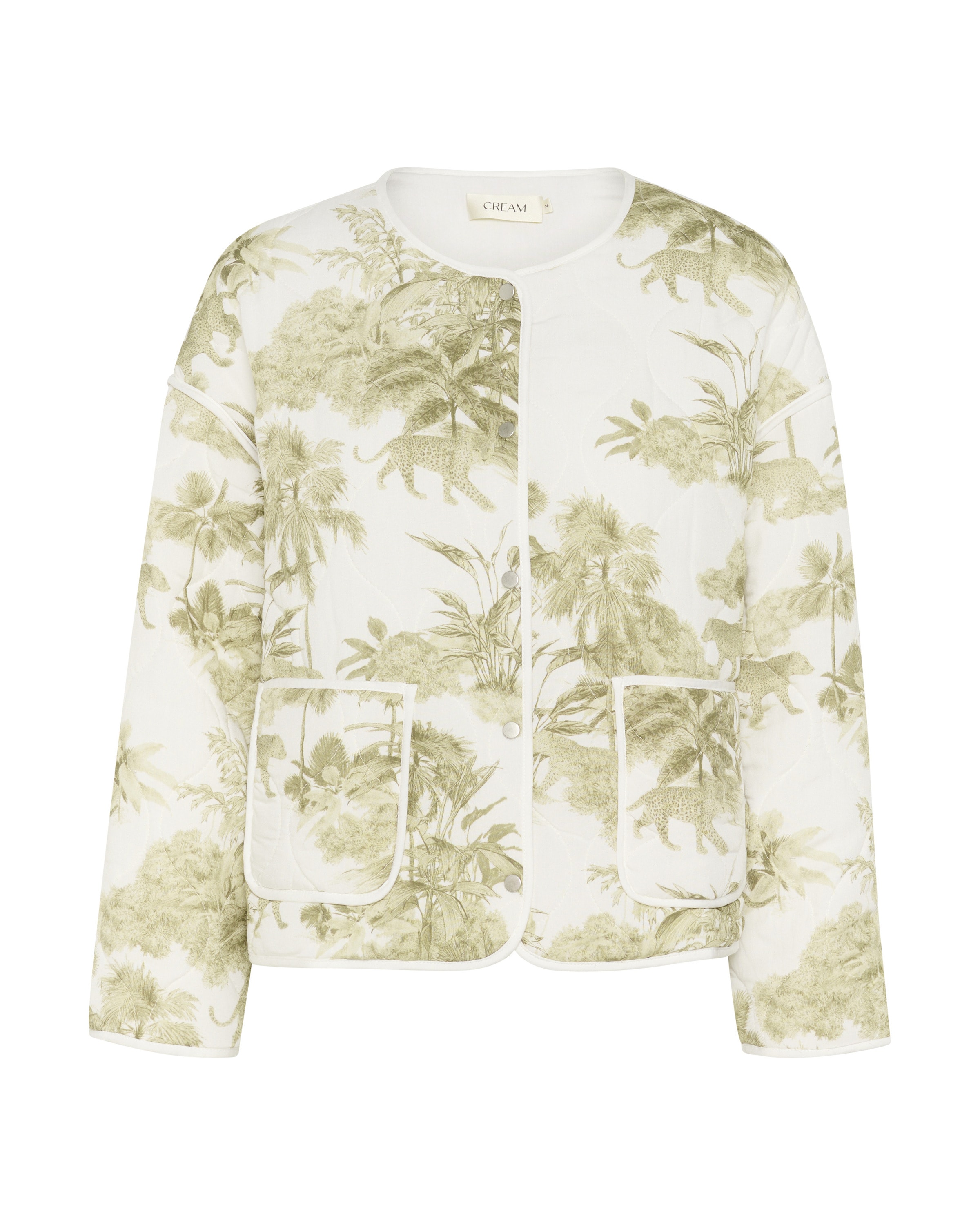 Cream Between-season jacket 'CRNaomi' in White: front