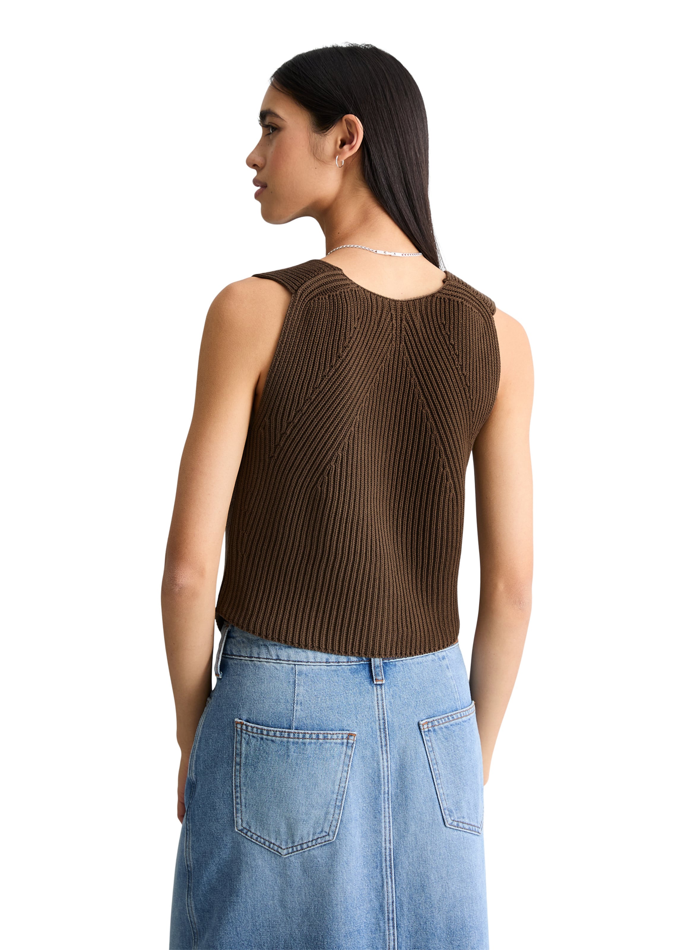 Marc O'Polo DENIM Vest in Brown