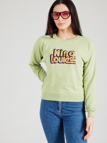 Felpa 'Febe' di King Louie in verde: frontale