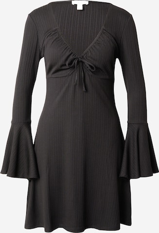 TOPSHOP Φόρεμα 'Tea' σε μαύρο: μπροστά