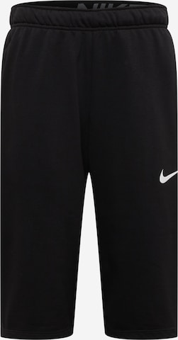 Loosefit Pantalon de sport NIKE en noir : devant