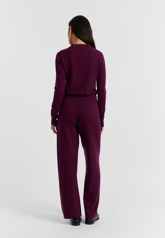 Chinti & Parker Wide Leg Bukser 'Basics' i rød