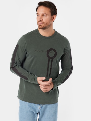 DIESEL Shirt 'JUST' in Green: front