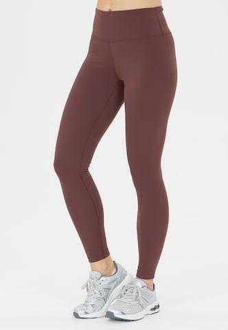 ENDURANCE Skinny Sporthose 'Raleigh' in Lila: Vorderseite