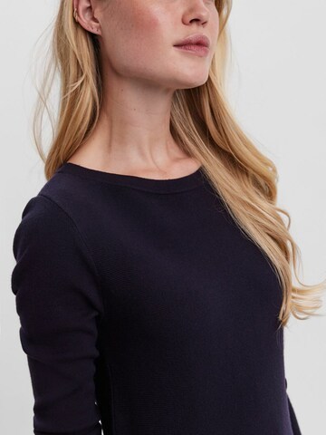 VERO MODA Gebreide jurk in Blauw