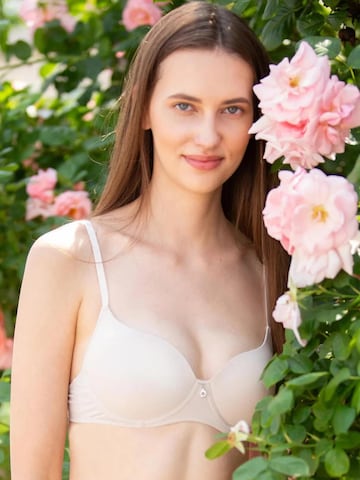 Key T-shirt Bra 'Biustonosz TBM 122' in Beige