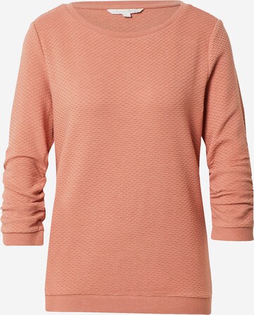 Sweat-shirt TOM TAILOR en rose : devant