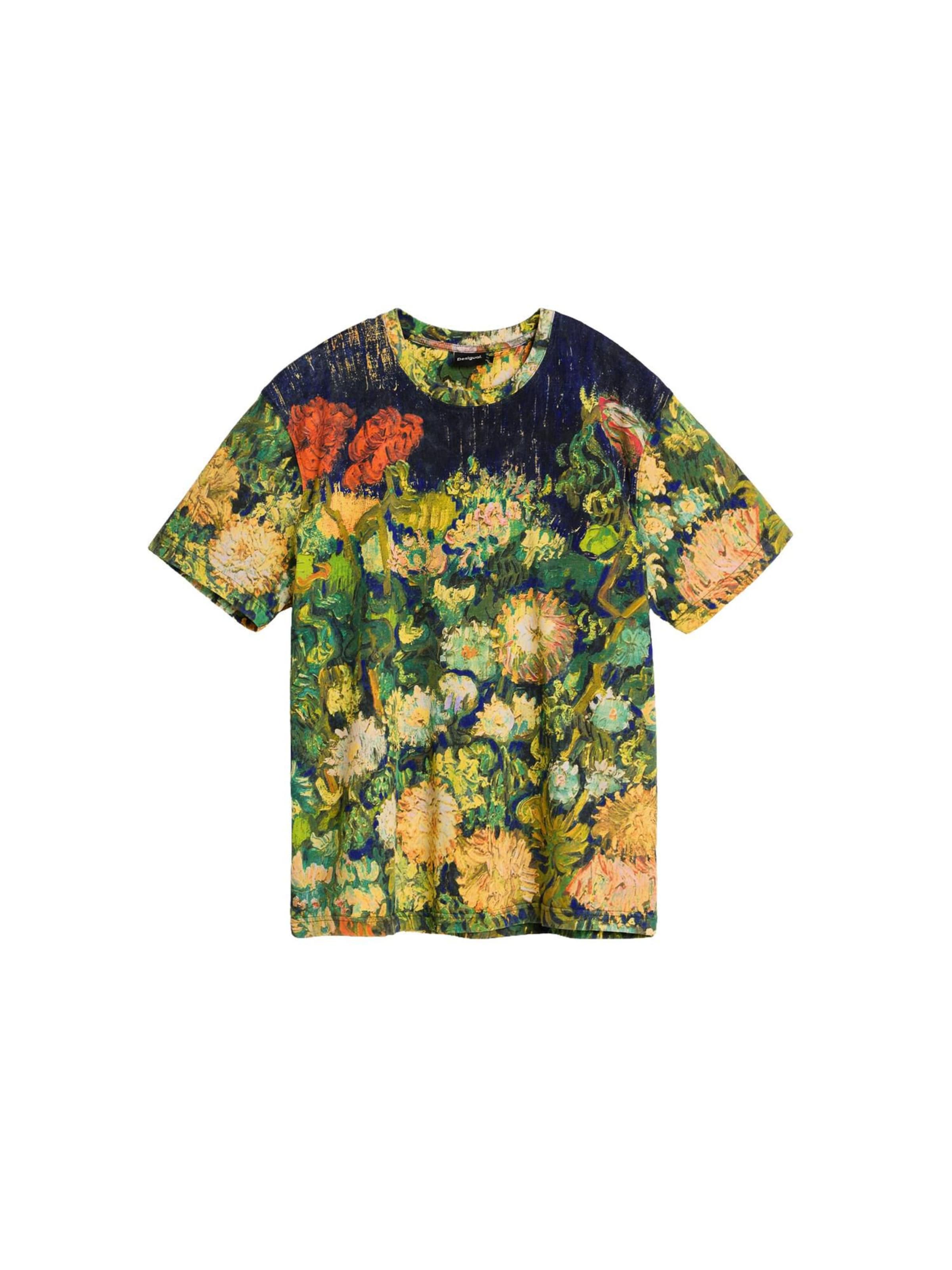 Tricou de la Desigual pe albastru: față