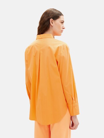 TOM TAILOR Blouse in Oranje