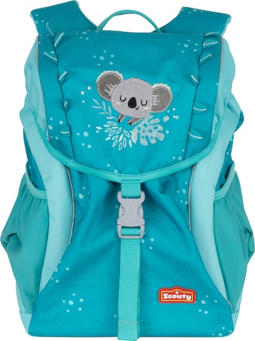 Scouty Backpack 'Woody' in Blue: front