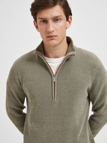 SELECTED HOMME Pullover i grøn