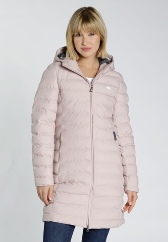 Manteau d’hiver Schmuddelwedda en rose : devant