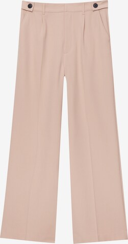 Pull&Bear Bootcut Pressveckad byxa i rosa: framsida