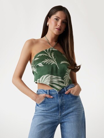 GUESS Top in Green: front