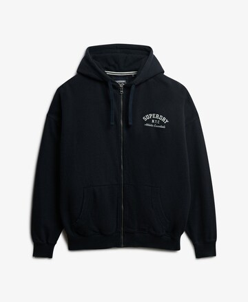 Veste de survêtement 'Athletic Essentials' Superdry en noir