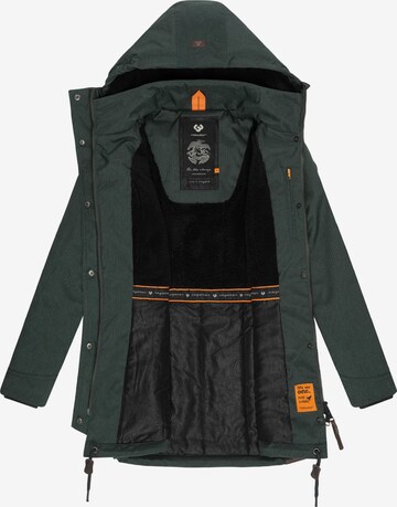 Parka invernale 'Tunned' di Ragwear in verde