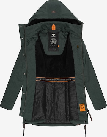 Parka d’hiver 'Tunned' Ragwear en vert