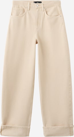 MANGO Loosefit Jeans 'Eugenie' i vit: framsida