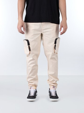 Sean John Regular Pants in Beige: front