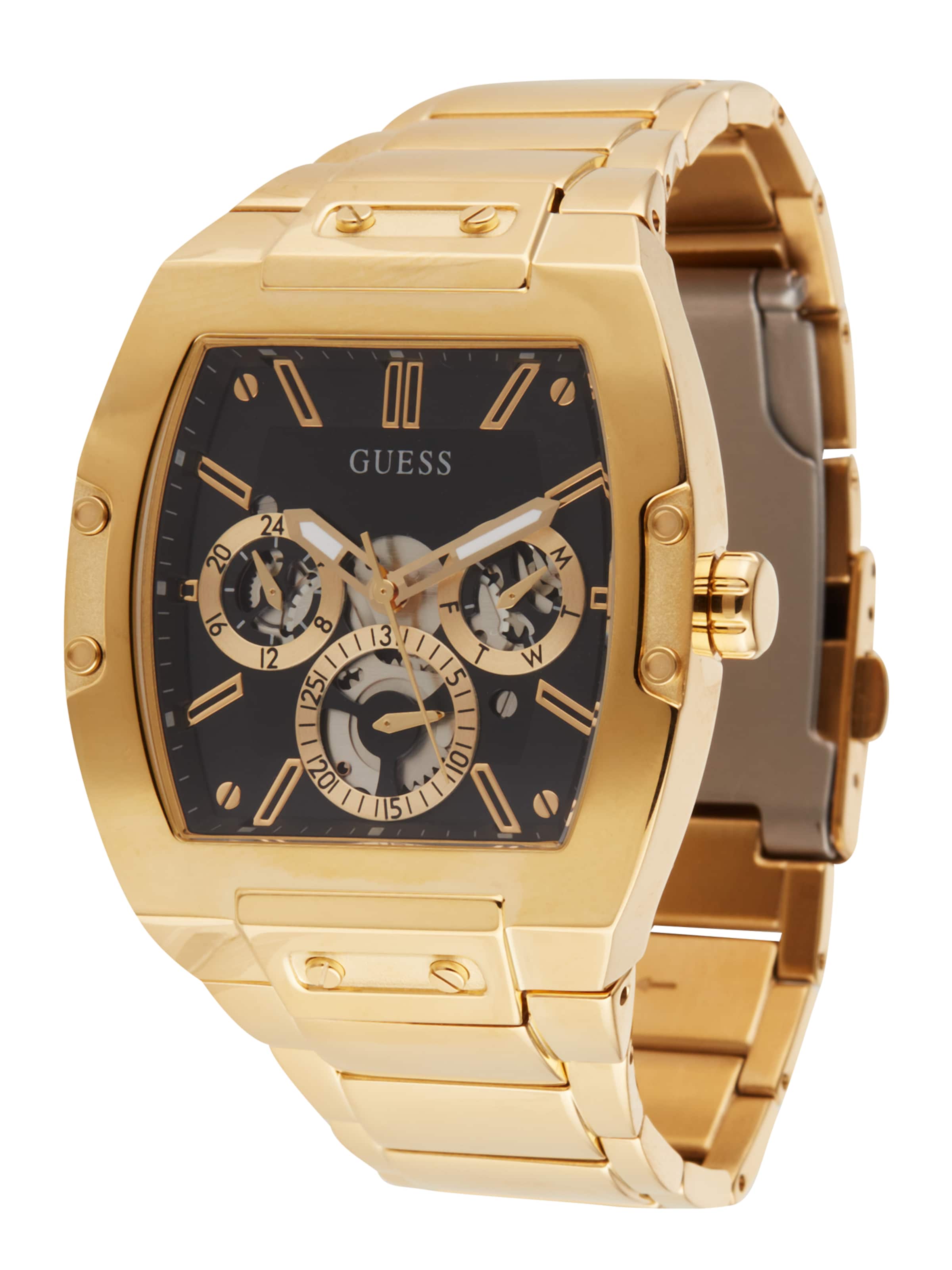 GUESS Uhr in Gold: Vorderseite