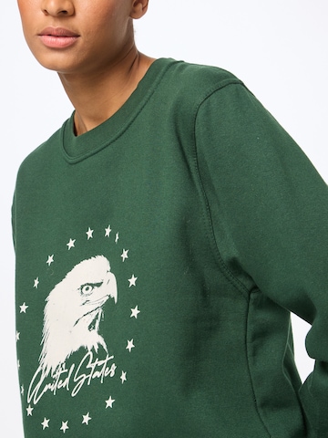 Nasty Gal Sweatshirt 'United States' in Groen