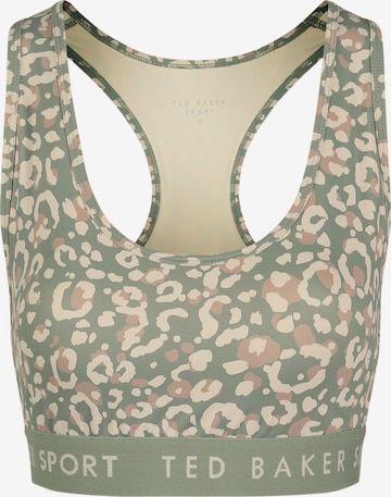 Ted Baker Sport-BH 'Essentials' in Grün: Vorderseite