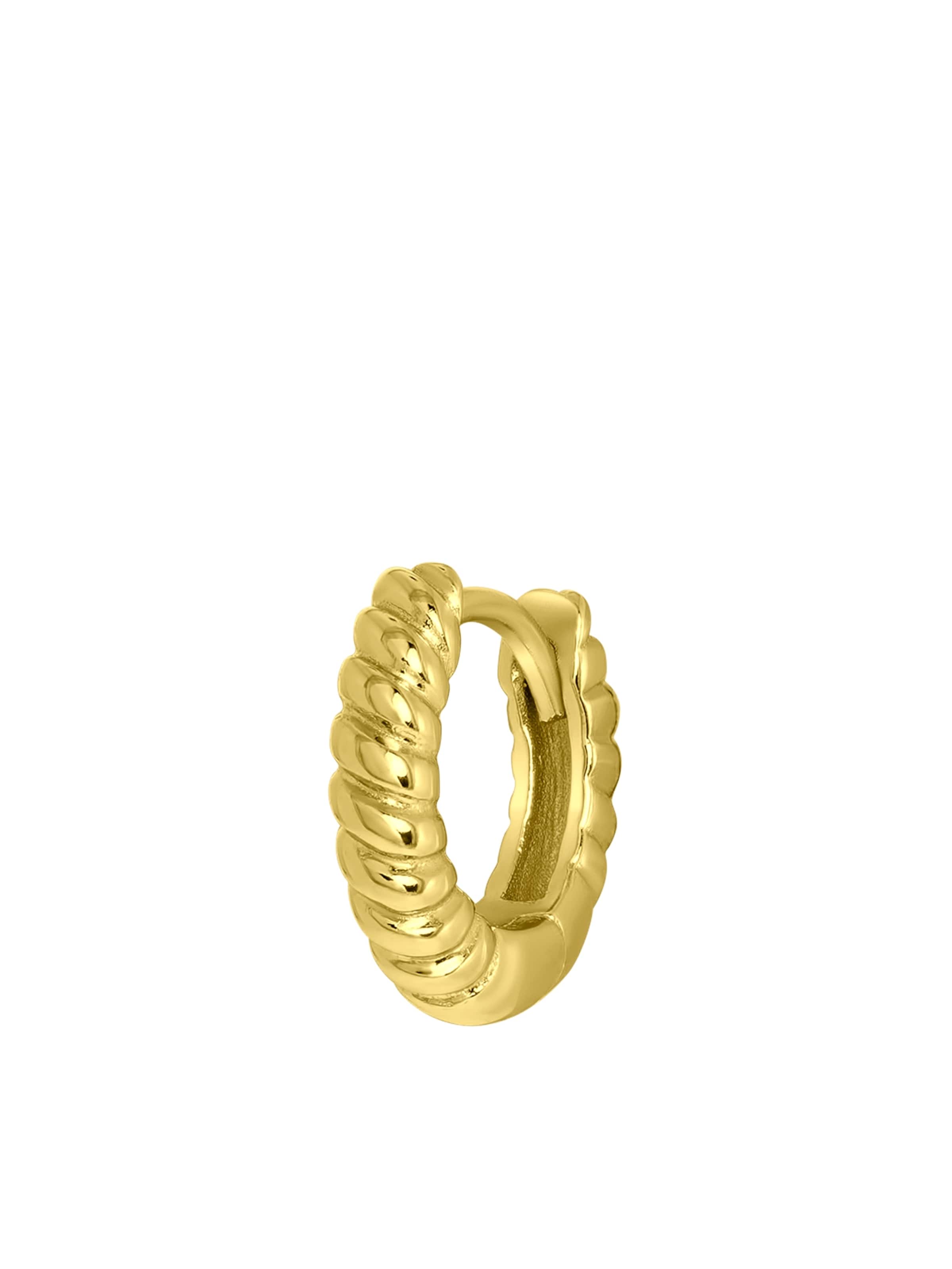 Bijou piercing Lucardi en or : devant