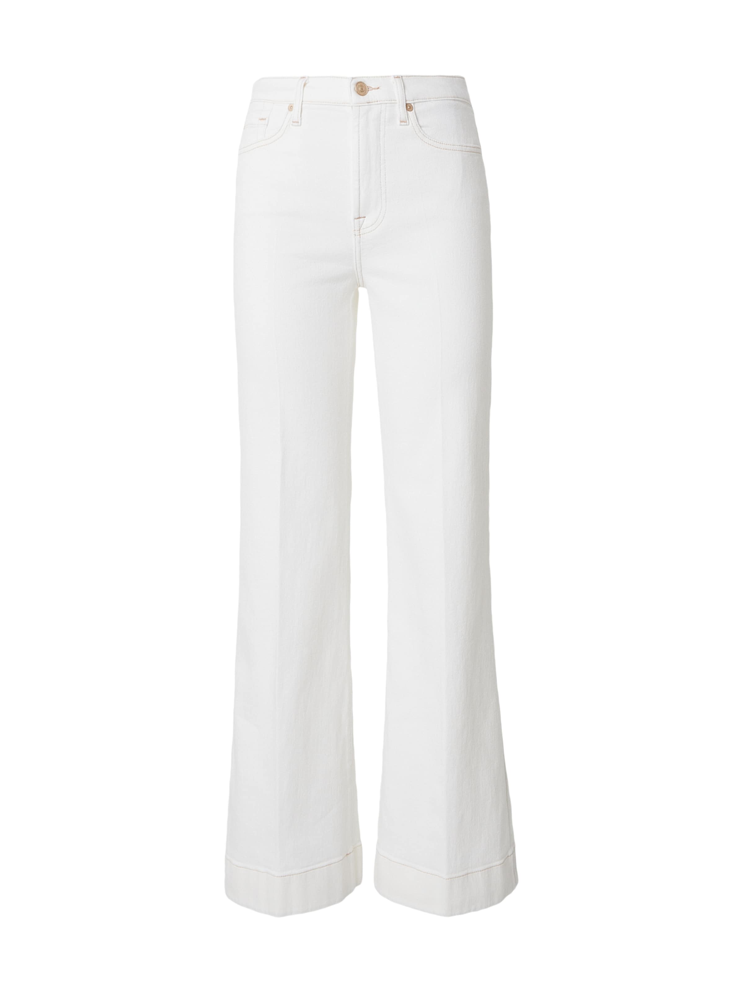7 for all mankind - Flared Calças de ganga 'MODERN DOJO' em branco: frente