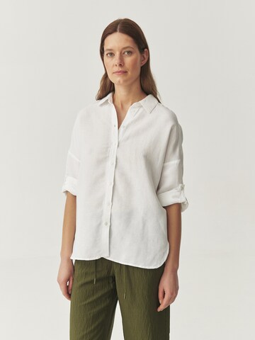 TATUUM - Blusa 'Sisi' en blanco: frente