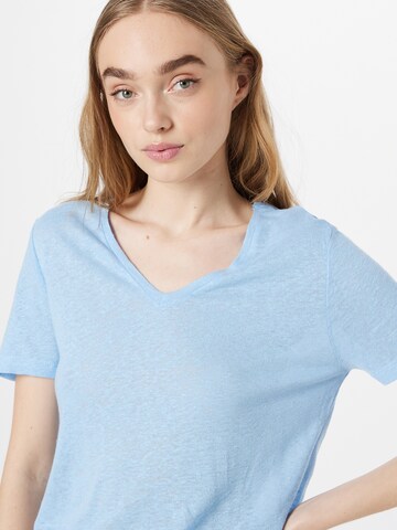 Cream T-Shirt 'Pitta' in Blau