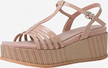 MARCO TOZZI Sandalen met riem in Roze: voorkant