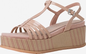 MARCO TOZZI Strap Sandals in Pink: front