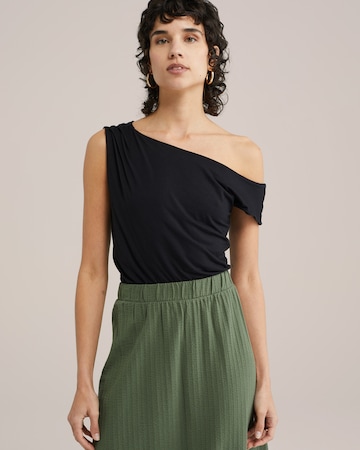 WE Fashion Μπλουζάκι σε μαύρο: μπροστά