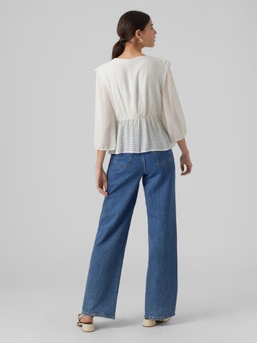 VERO MODA Bluse in Weiß