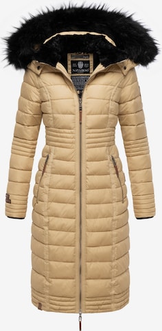 Manteau d’hiver 'Umay' NAVAHOO en beige : devant