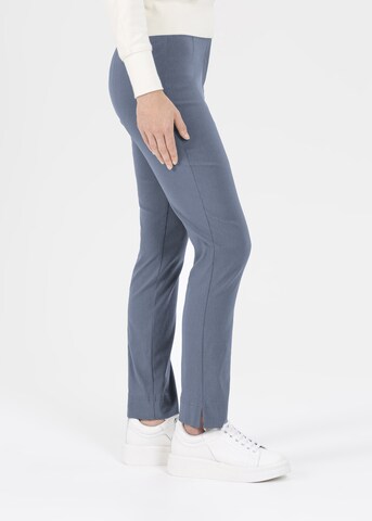 STEHMANN Slimfit Hose 'Ina' in Blau