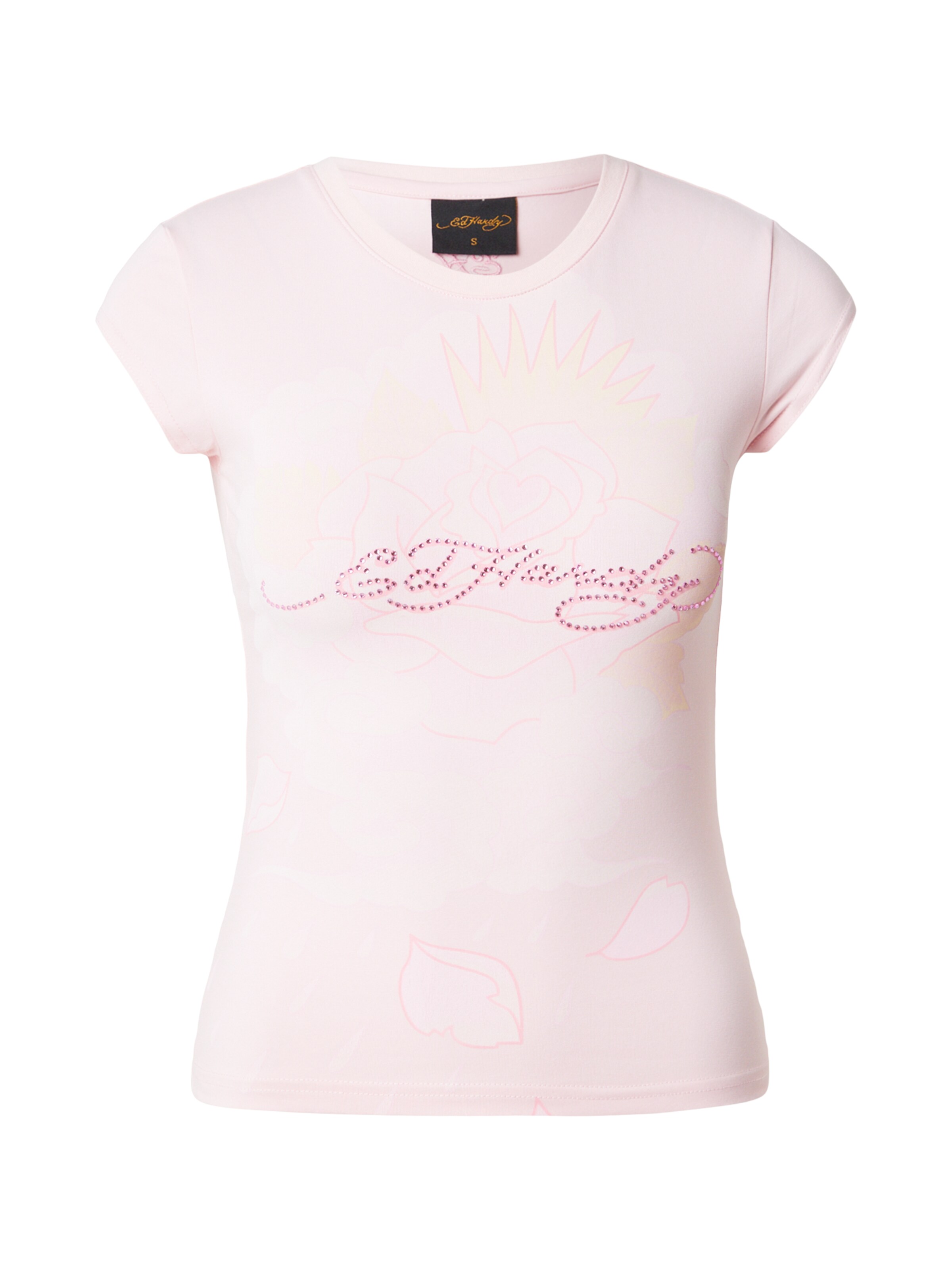 Ed Hardy Shirt in Pink: front