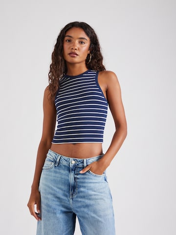 HOLLISTER Top | modra barva: sprednja stran