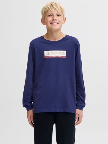T-Shirt Jack & Jones Junior en bleu : devant