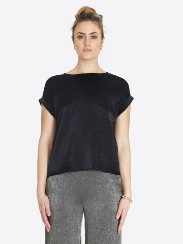 Camicia da donna 'Boston' di Jascha Stockholm in nero: frontale