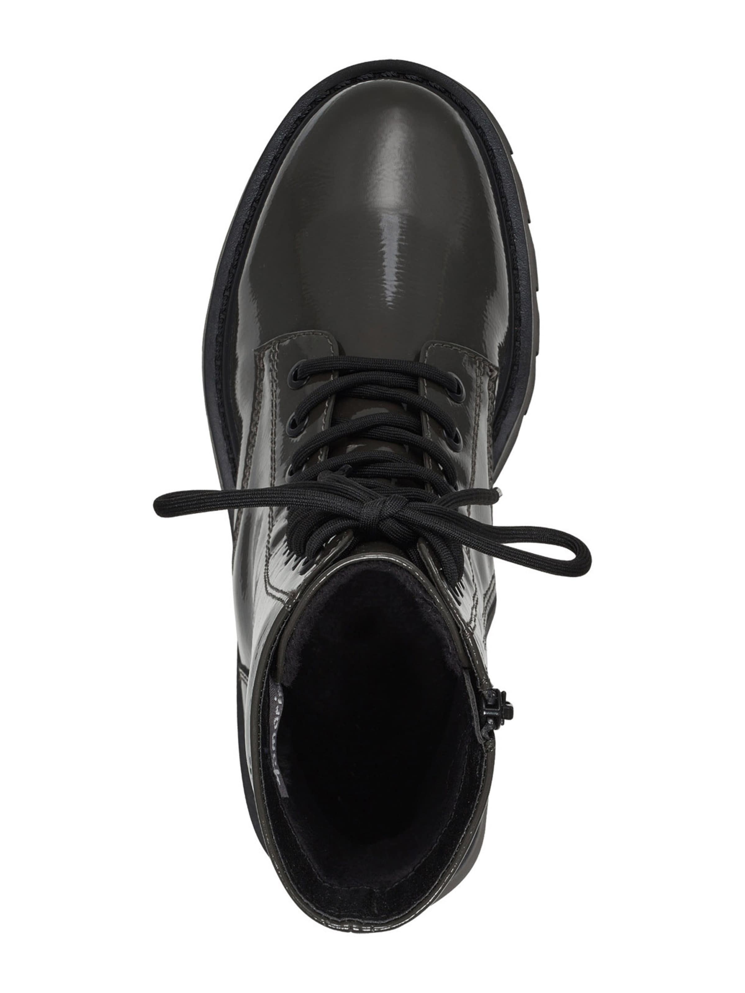 Tamaris Lace-up bootie in Green