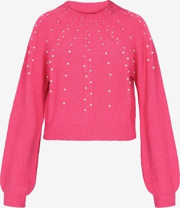Pull-over faina en rose : devant
