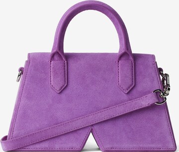 Karl Lagerfeld Crossbody Bag 'IKON K Suede' in Purple