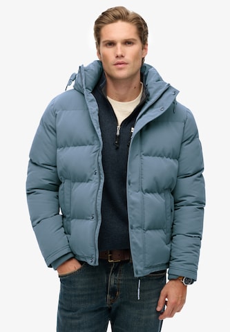 Superdry Winterjas 'Everest' in Blauw