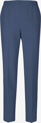 Regular Pantalon à plis Goldner en bleu : devant